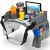 Kenley Kids Car Seat Travel Tray – Blue/Gray Lap Desk