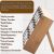 TILZ GEAR Wooden 3-Tier Spice Rack with 12 Glass Jars