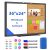 Maxtek 36″x24″ Magnetic Whiteboard & Cork Combo