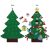 DIY Felt Christmas Tree Set for Kids
