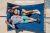 SUPERJARE Curved-Bar Hammock with Stand – Navy Blue