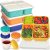Large 40oz Bento Box 4-Pack – Kids & Adults Meal Prep