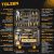TOLSEN 89-Piece Tool Set: Versatile Gift for Homeowners