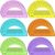 EBOOT 24-Pack 180° Plastic Math Protractors (Multi-Color)