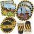 Construction Party Dinnerware Set – 122 Pcs, Serves 24