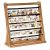Poyilooo Rustic Wood Earring Holder: 5-Layer Jewelry Organizer