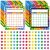 66-Pack Classroom Incentive Charts with Star Stickers