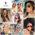 SOJOS Retro Nude Rectangle Sunglasses