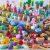 200 Pack Animal Erasers – Bulk 3D Puzzle Erasers for Kids